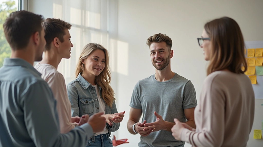 Team im Strategiemeeting